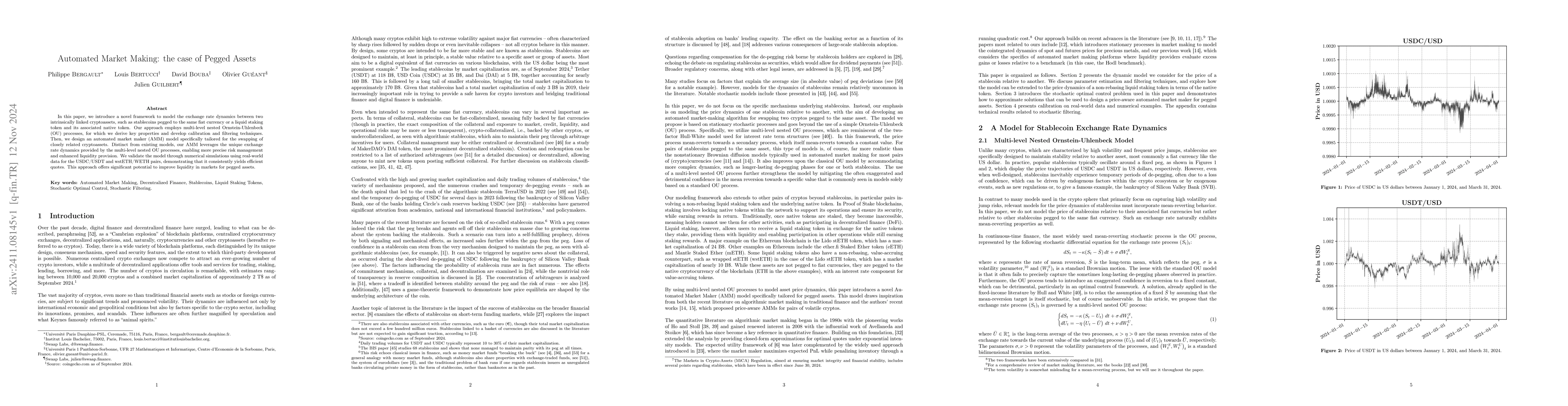 Thumbnail for Automated Market Making: the case of Pegged Assets