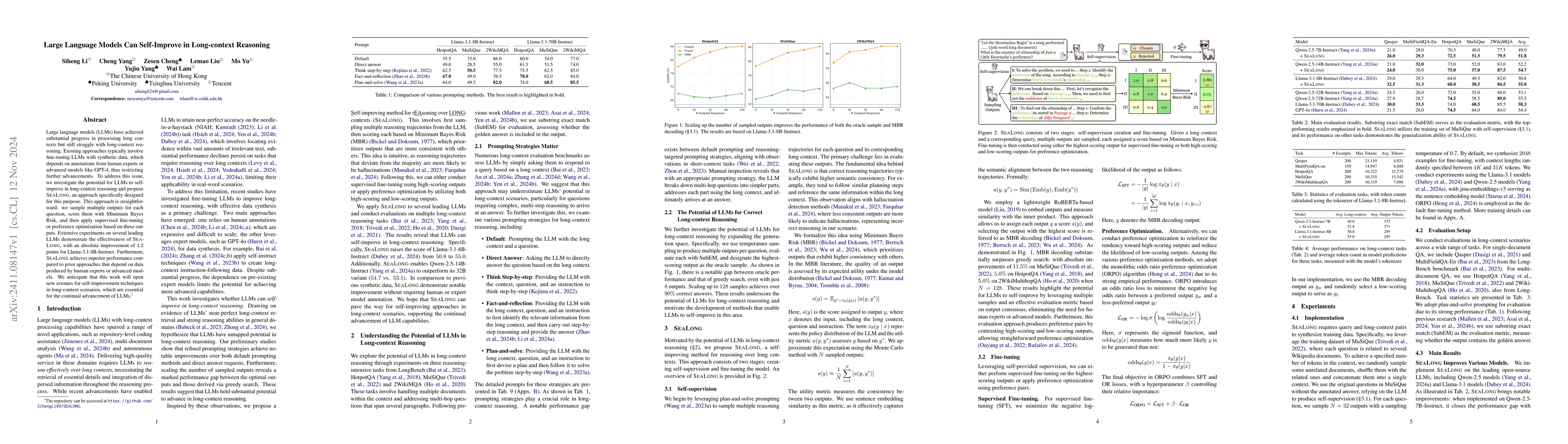 Thumbnail for Large Language Models Can Self-Improve in Long-context Reasoning