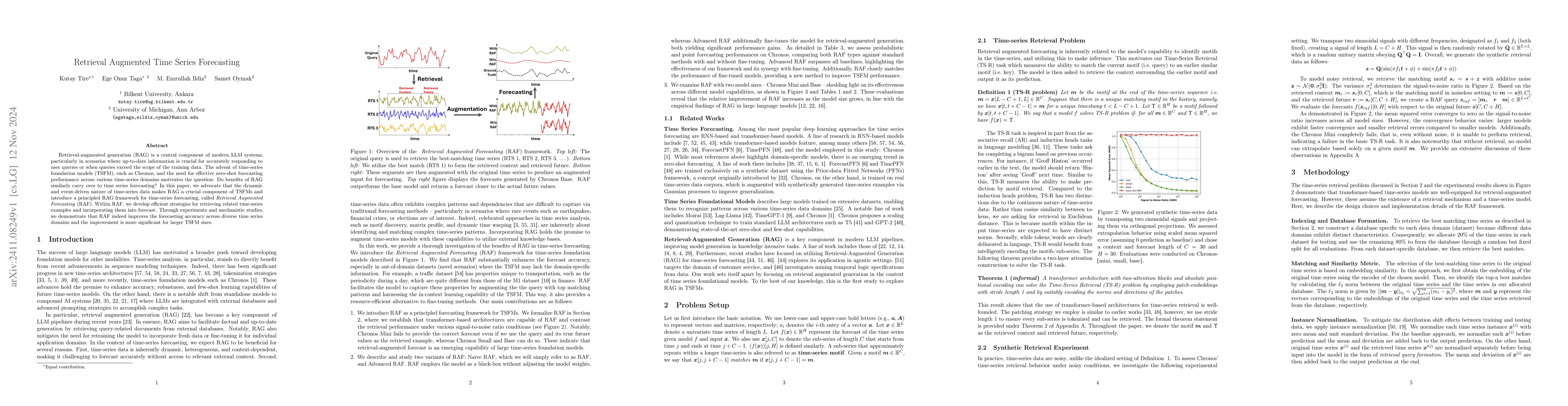 Thumbnail for Retrieval Augmented Time Series Forecasting