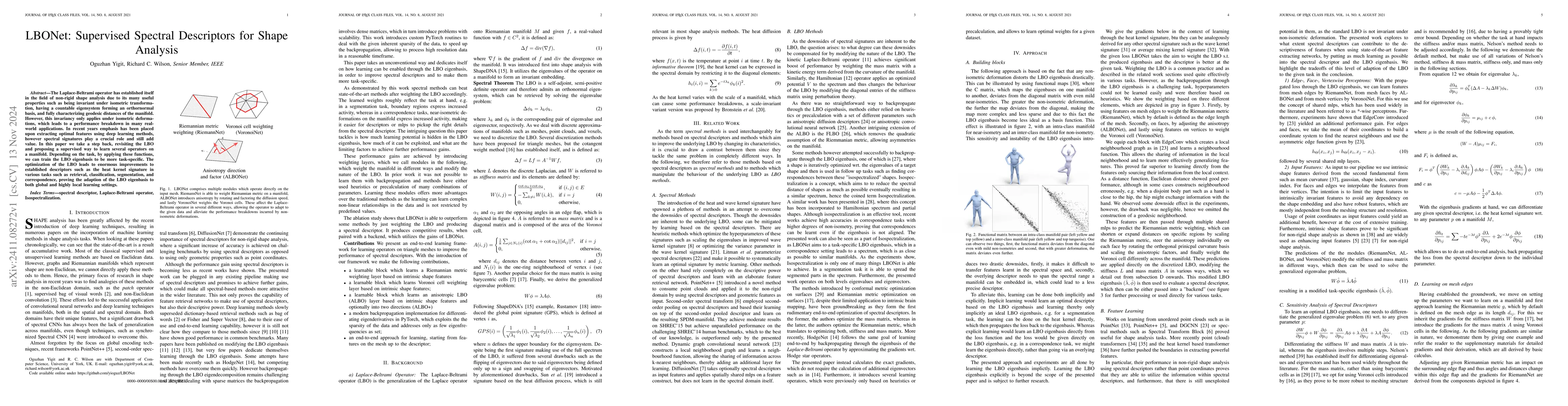Thumbnail for LBONet: Supervised Spectral Descriptors for Shape Analysis
