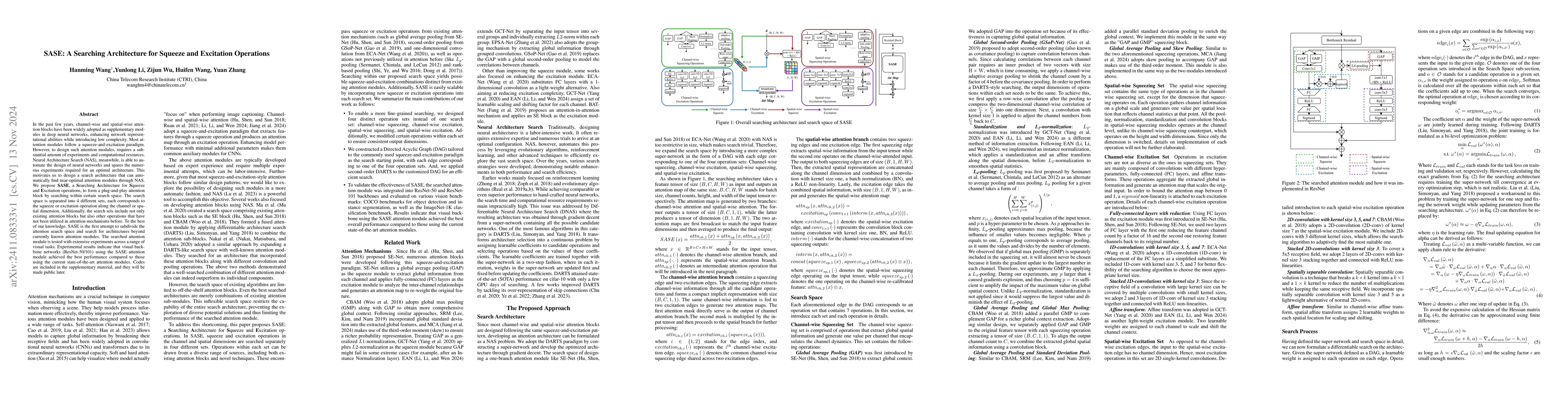Thumbnail for SASE: A Searching Architecture for Squeeze and Excitation Operations
