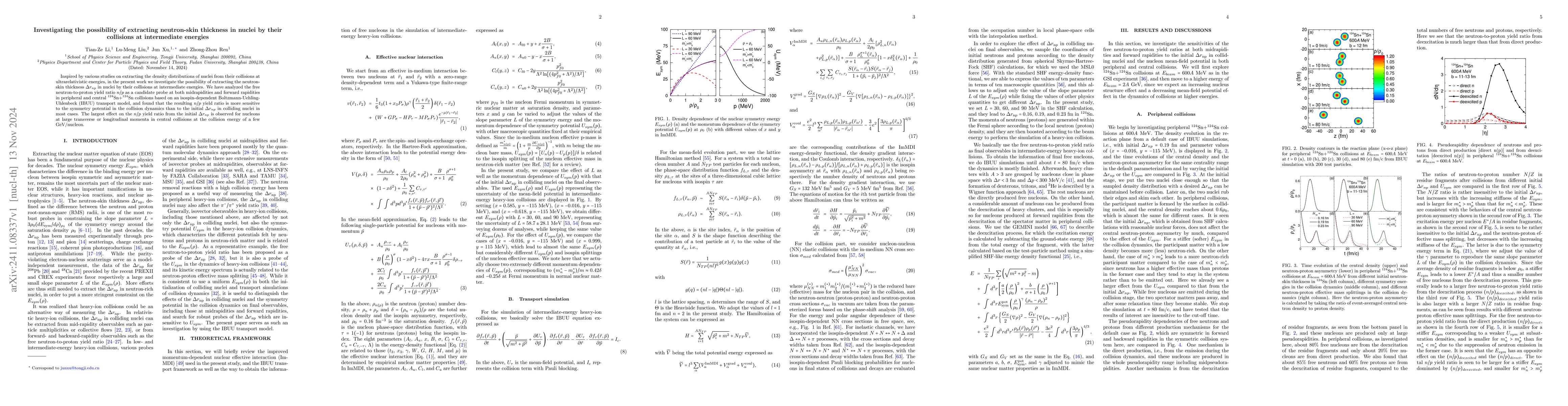 Thumbnail for Investigating the possibility of extracting neutron-skin thickness in
  nuclei by their collisions at intermediate energies