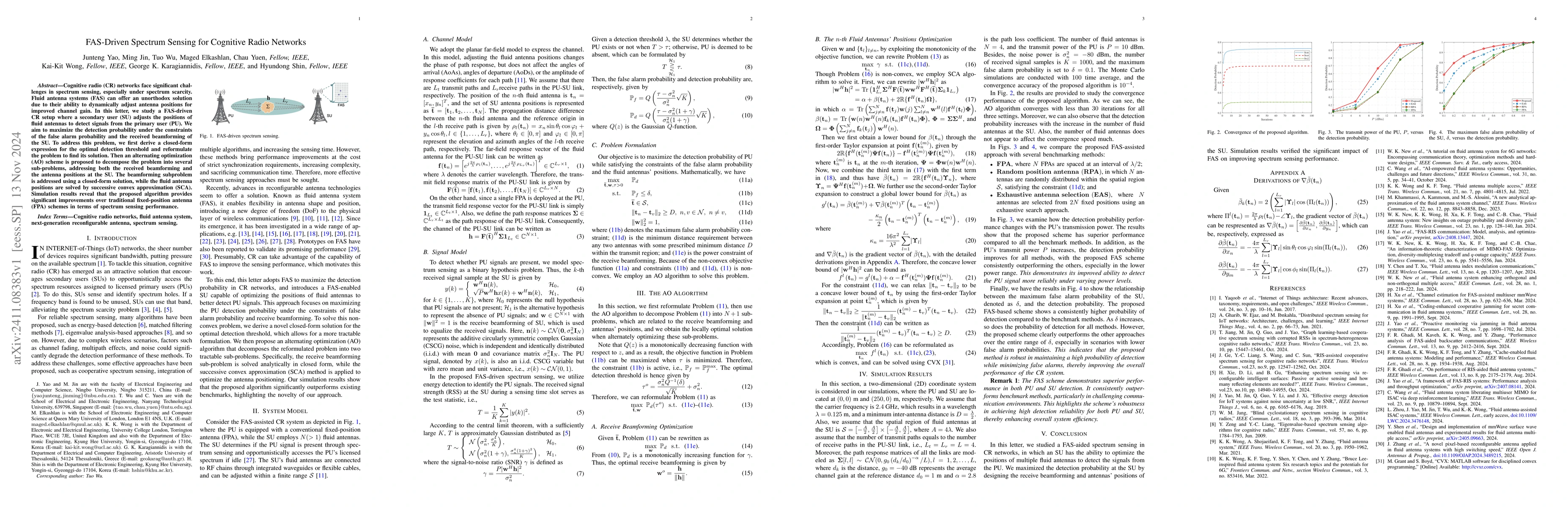 Thumbnail for FAS-Driven Spectrum Sensing for Cognitive Radio Networks