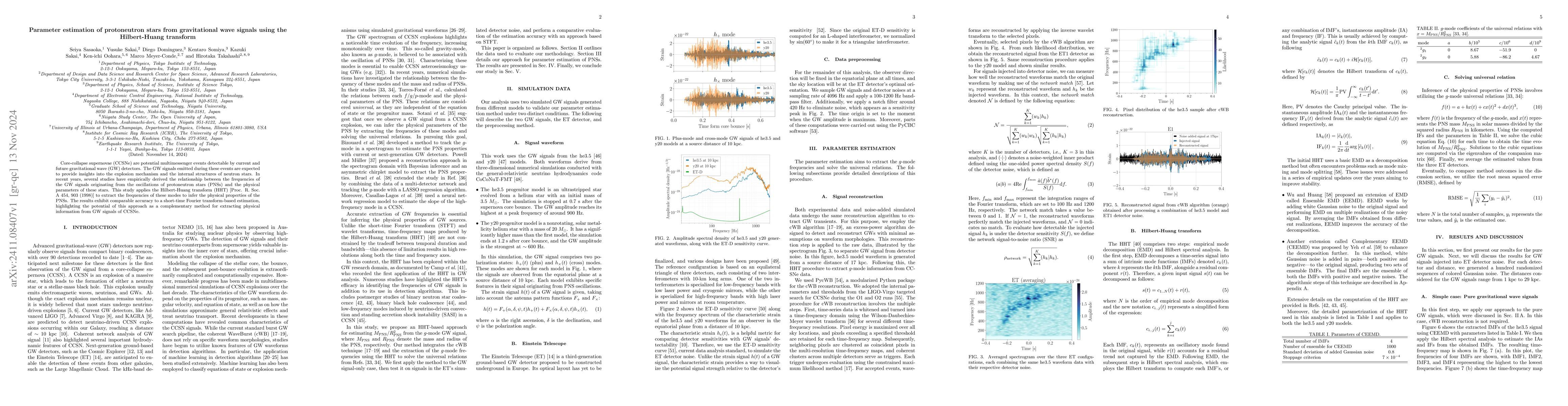 Thumbnail for Parameter estimation of protoneutron stars from gravitational wave
  signals using the Hilbert-Huang transform