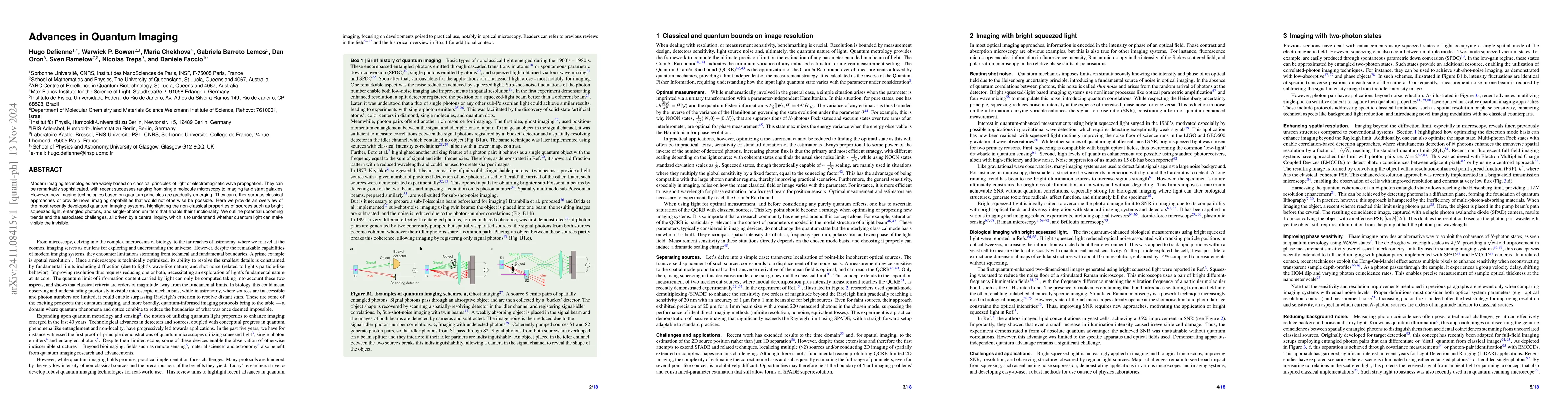 Thumbnail for Advances in quantum imaging