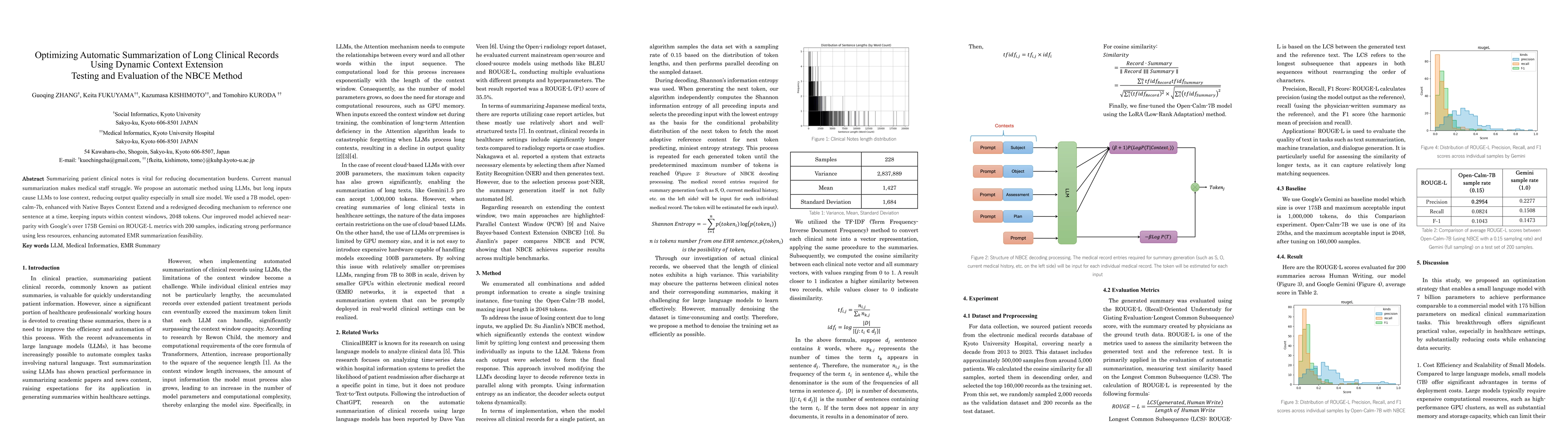 Thumbnail for Optimizing Automatic Summarization of Long Clinical Records Using
  Dynamic Context Extension:Testing and Evaluation of the NBCE Method