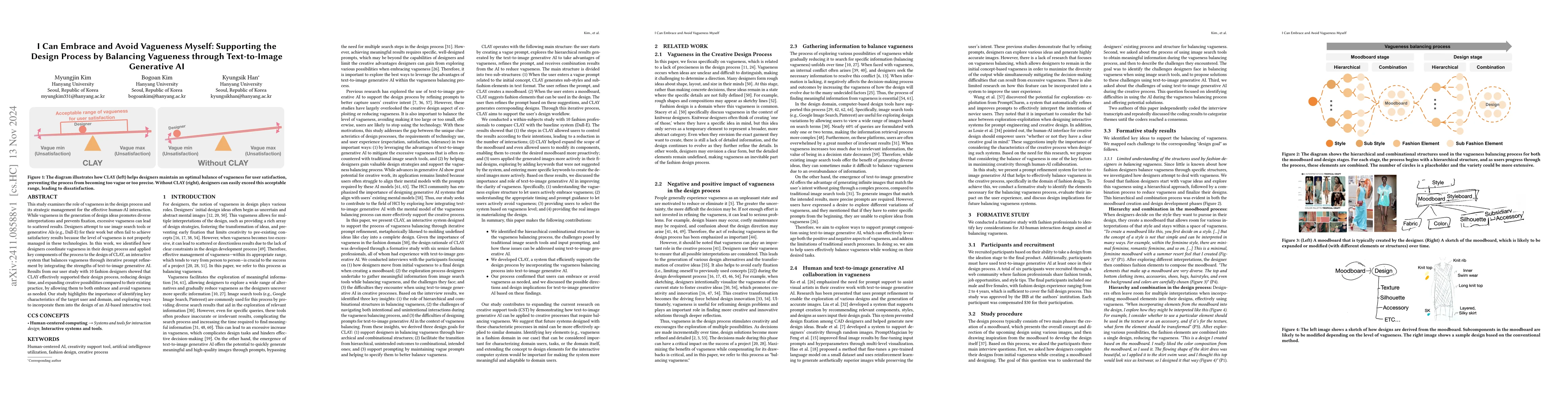 Thumbnail for I Can Embrace and Avoid Vagueness Myself: Supporting the Design Process
  by Balancing Vagueness through Text-to-Image Generative AI