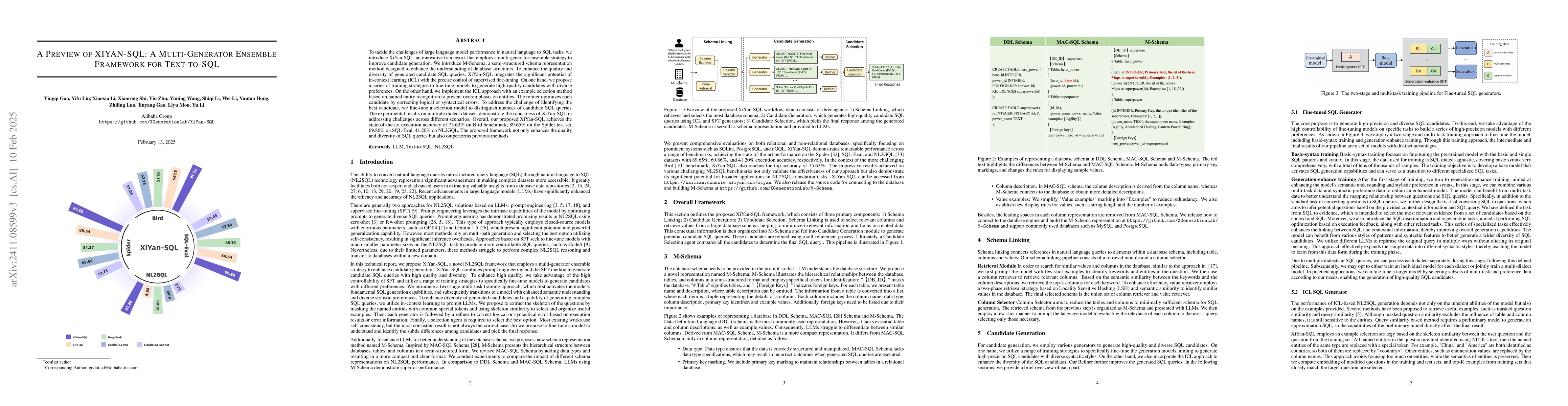 Thumbnail for XiYan-SQL: A Multi-Generator Ensemble Framework for Text-to-SQL