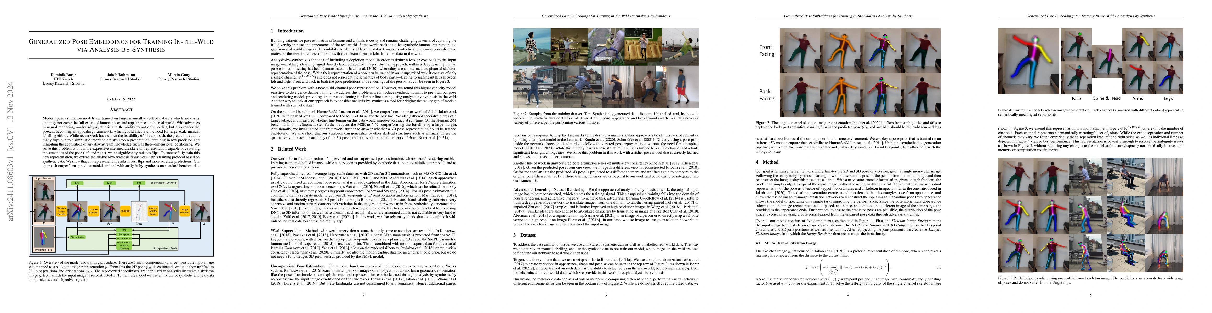 Thumbnail for Generalized Pose Space Embeddings for Training In-the-Wild using
  Anaylis-by-Synthesis