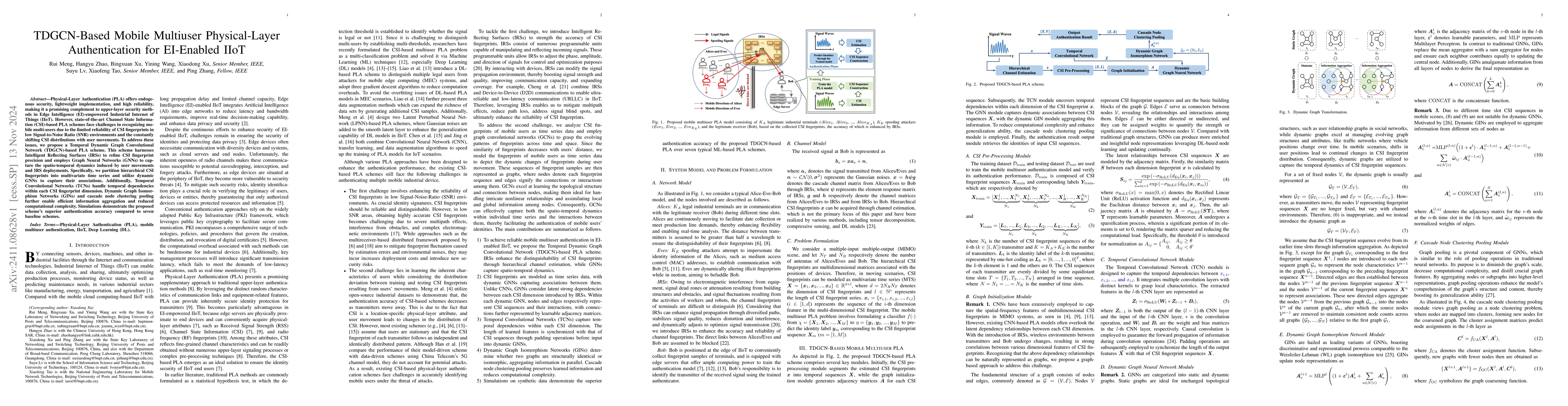 Thumbnail for TDGCN-Based Mobile Multiuser Physical-Layer Authentication for
  EI-Enabled IIoT