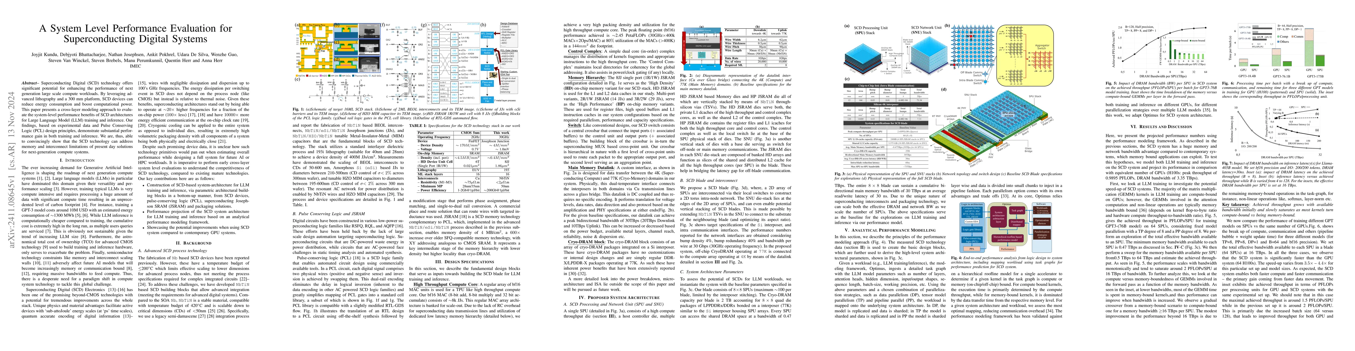 Thumbnail for A System Level Performance Evaluation for Superconducting Digital
  Systems