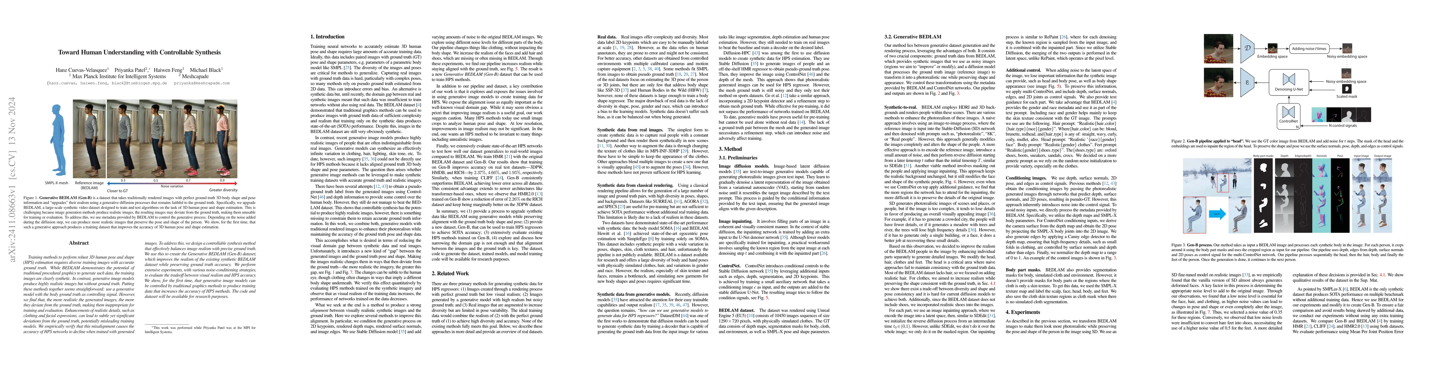 Thumbnail for Toward Human Understanding with Controllable Synthesis