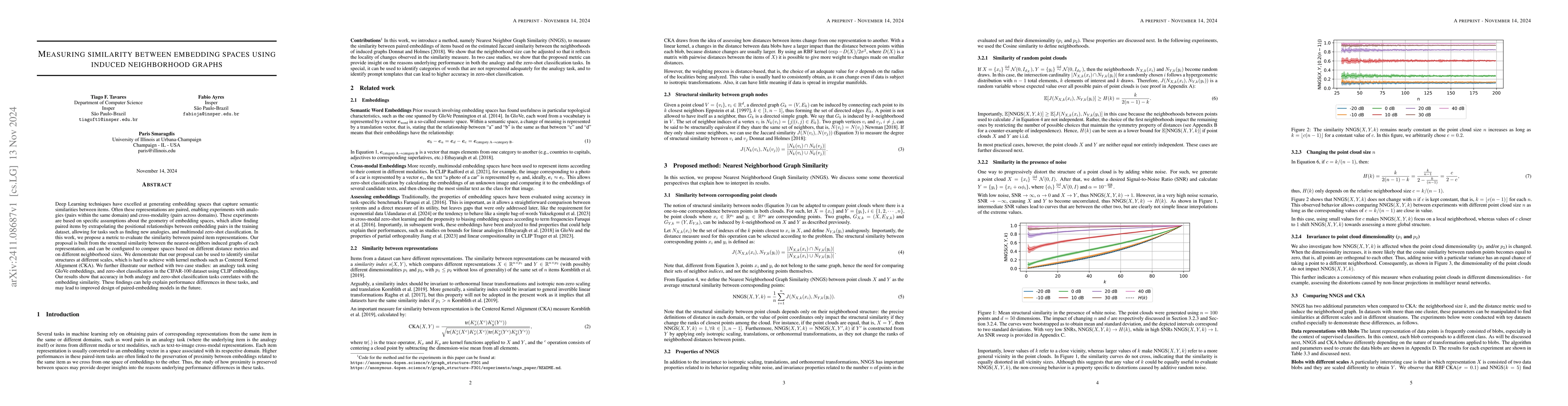 Thumbnail for Measuring similarity between embedding spaces using induced neighborhood
  graphs