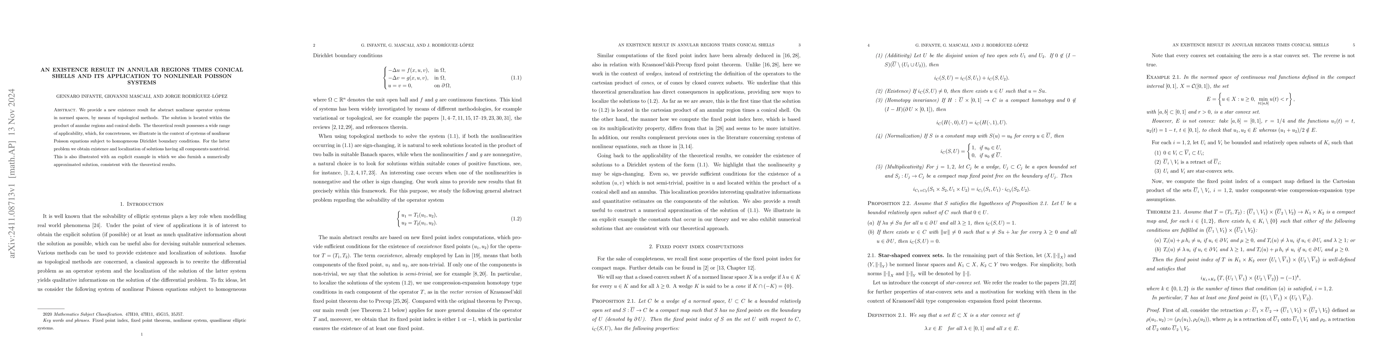 Thumbnail for An existence result in annular regions times conical shells and its
  application to nonlinear Poisson systems