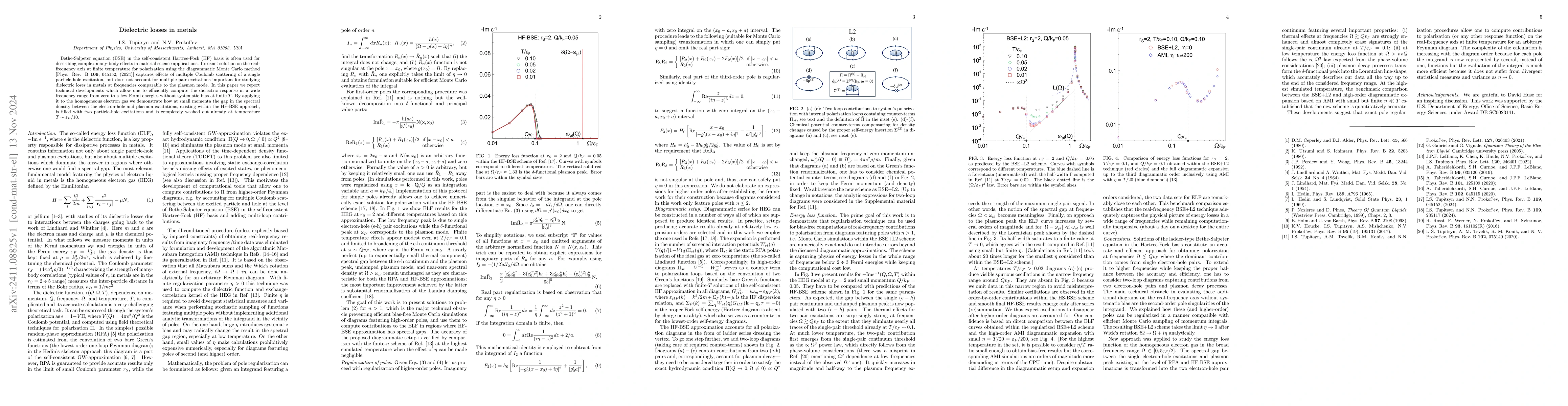 Thumbnail for Dielectric losses in metals