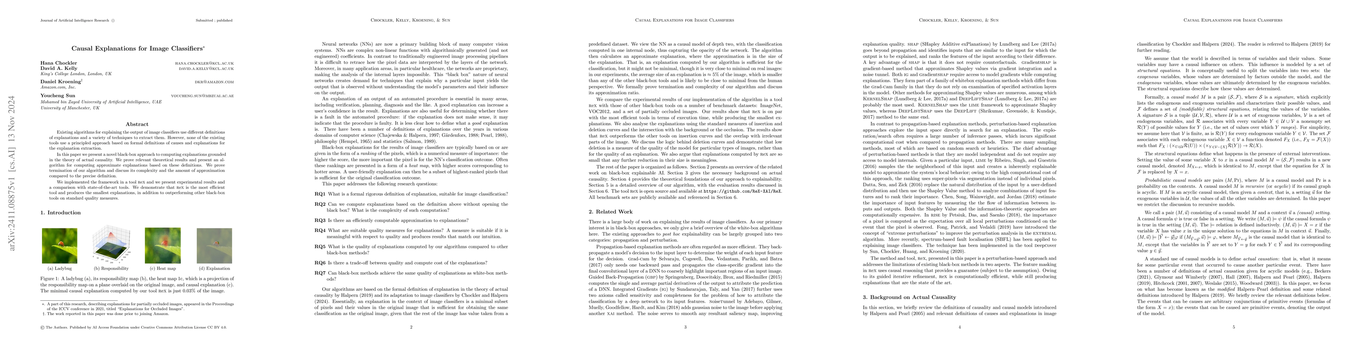 Thumbnail for Causal Explanations for Image Classifiers