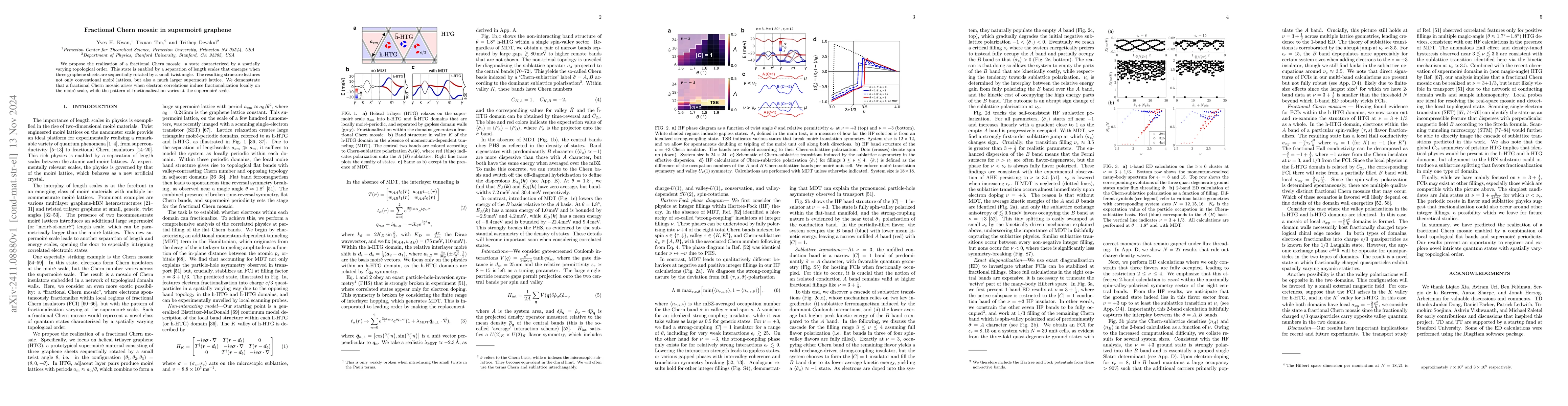 Thumbnail for Fractional Chern mosaic in supermoiré graphene