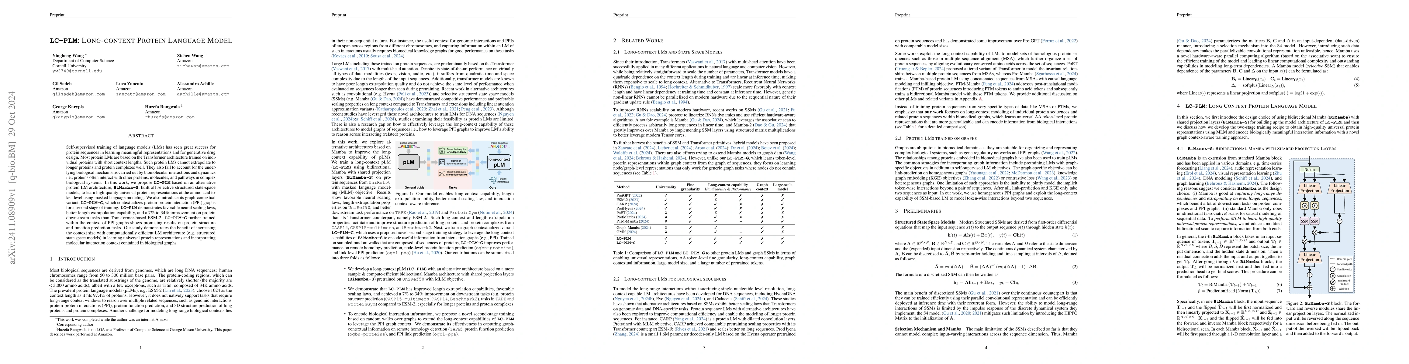 Thumbnail for Long-context Protein Language Model