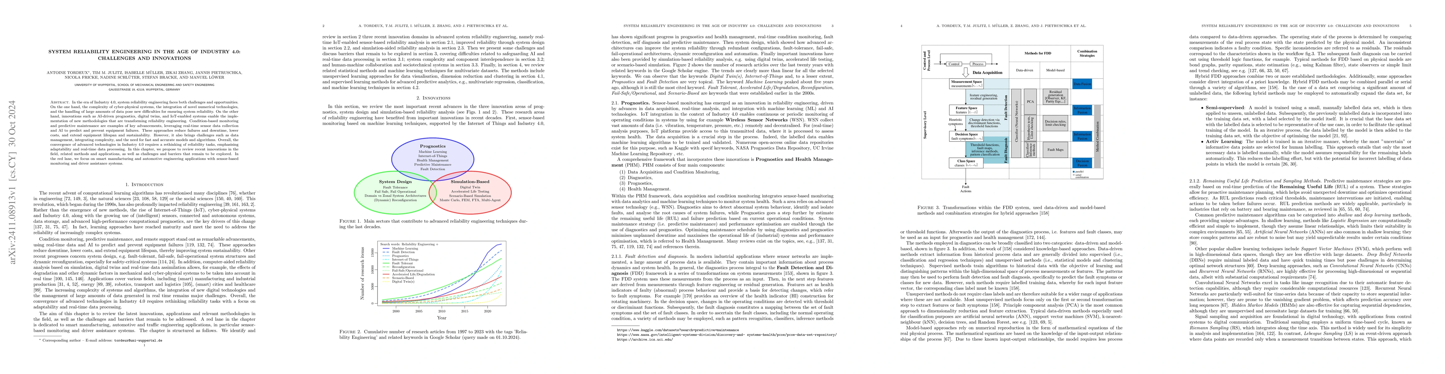 Thumbnail for System Reliability Engineering in the Age of Industry 4.0: Challenges
  and Innovations