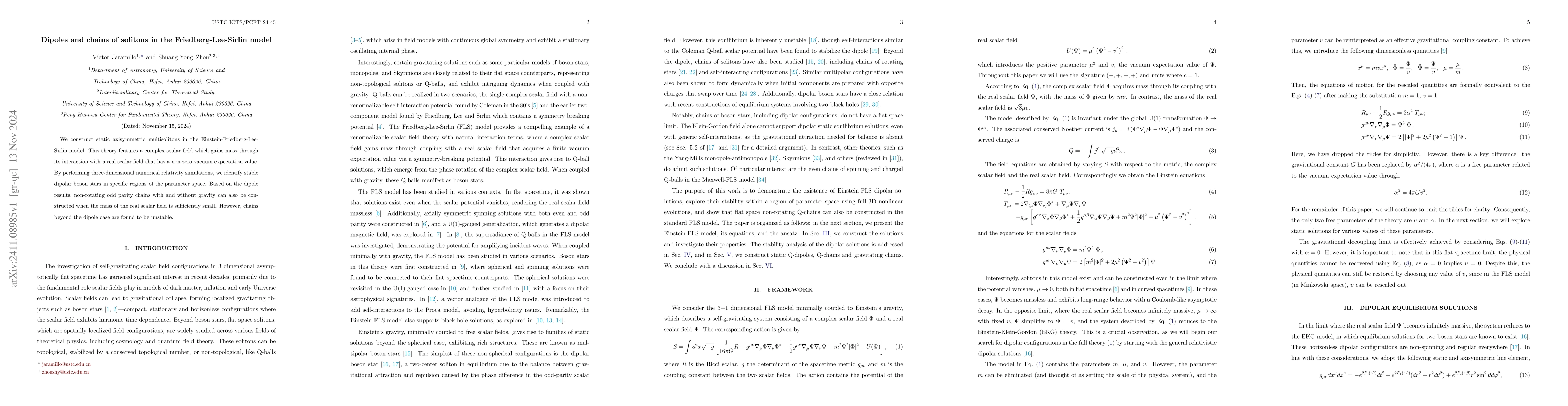 Thumbnail for Dipoles and chains of solitons in the Friedberg-Lee-Sirlin model