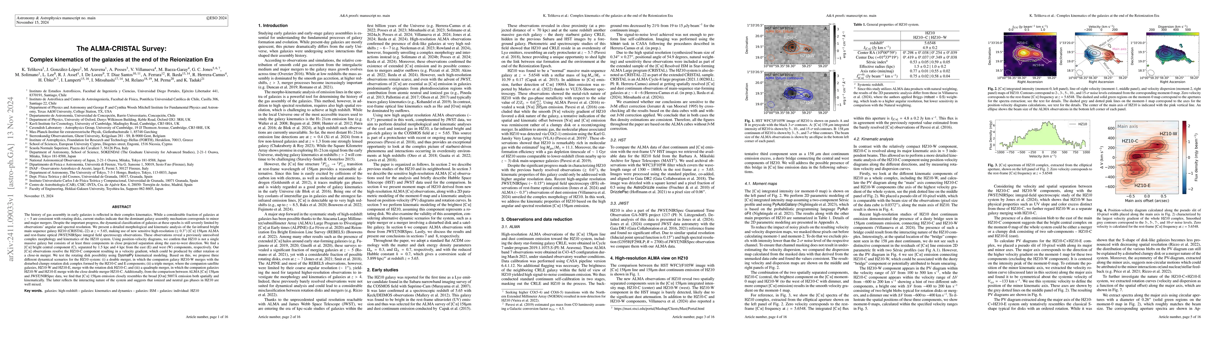 Thumbnail for The ALMA-CRISTAL Survey: Complex kinematics of the galaxies at the end
  of the Reionization Era