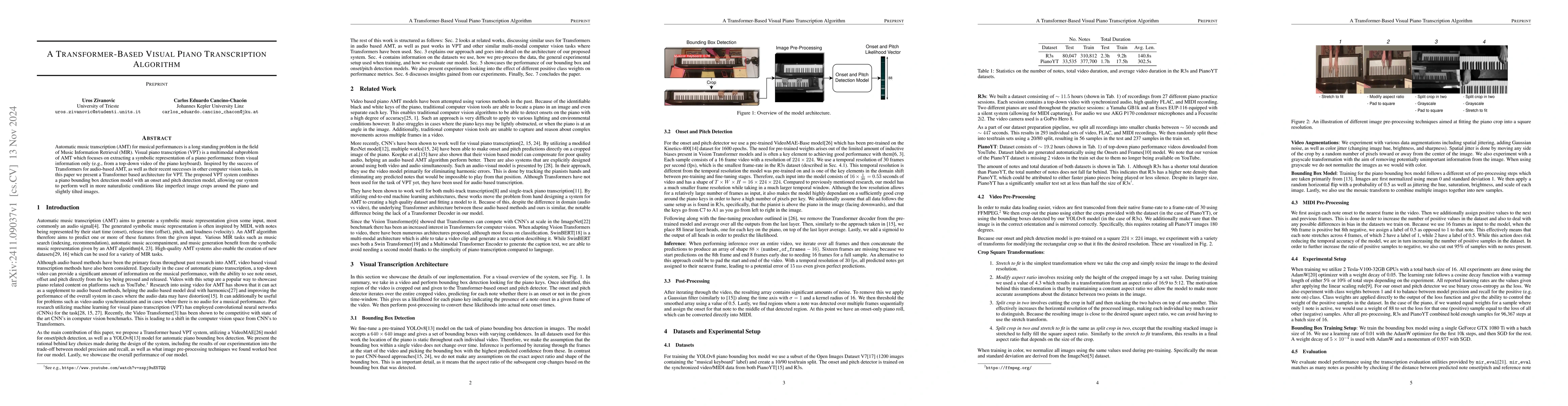 Thumbnail for A Transformer-Based Visual Piano Transcription Algorithm