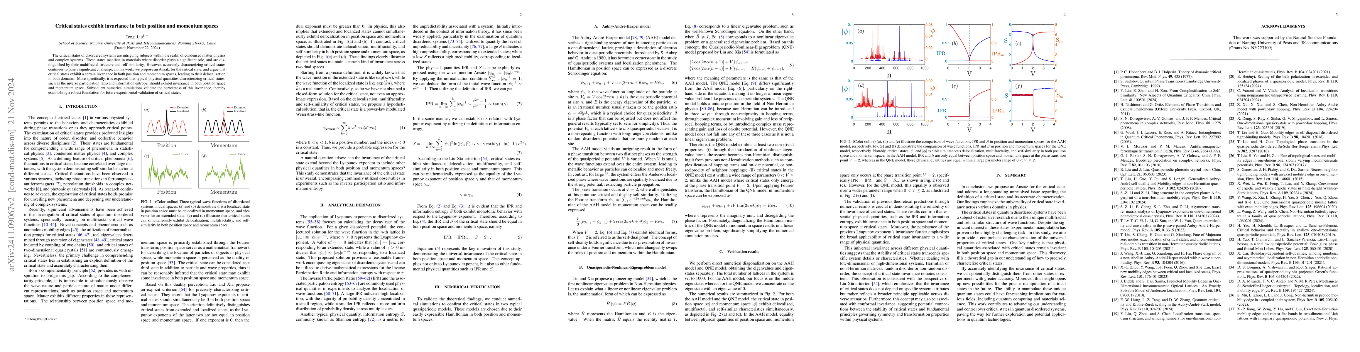 Thumbnail for Critical states exhibit invariance in both position and momentum spaces