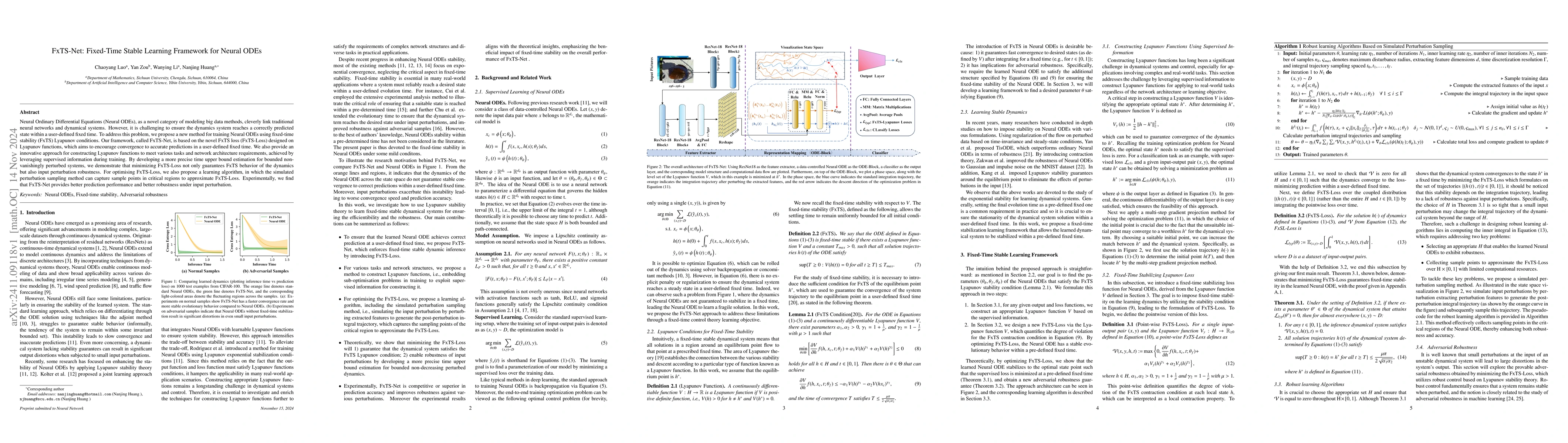 Thumbnail for FxTS-Net: Fixed-Time Stable Learning Framework for Neural ODEs
