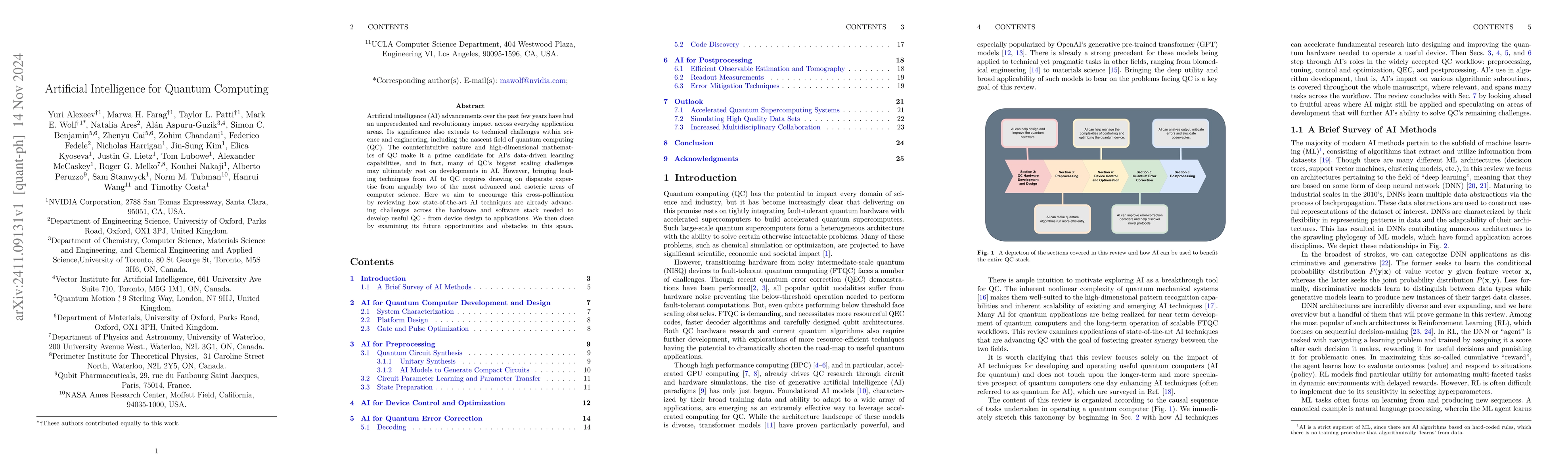 Thumbnail for Artificial Intelligence for Quantum Computing