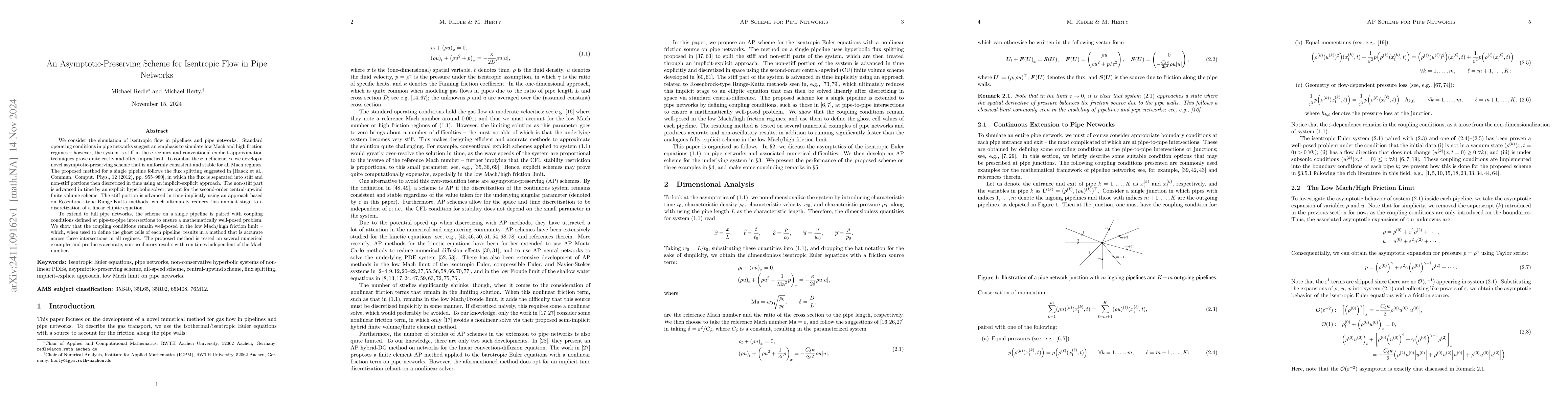 Thumbnail for An Asymptotic-Preserving Scheme for Isentropic Flow in Pipe Networks