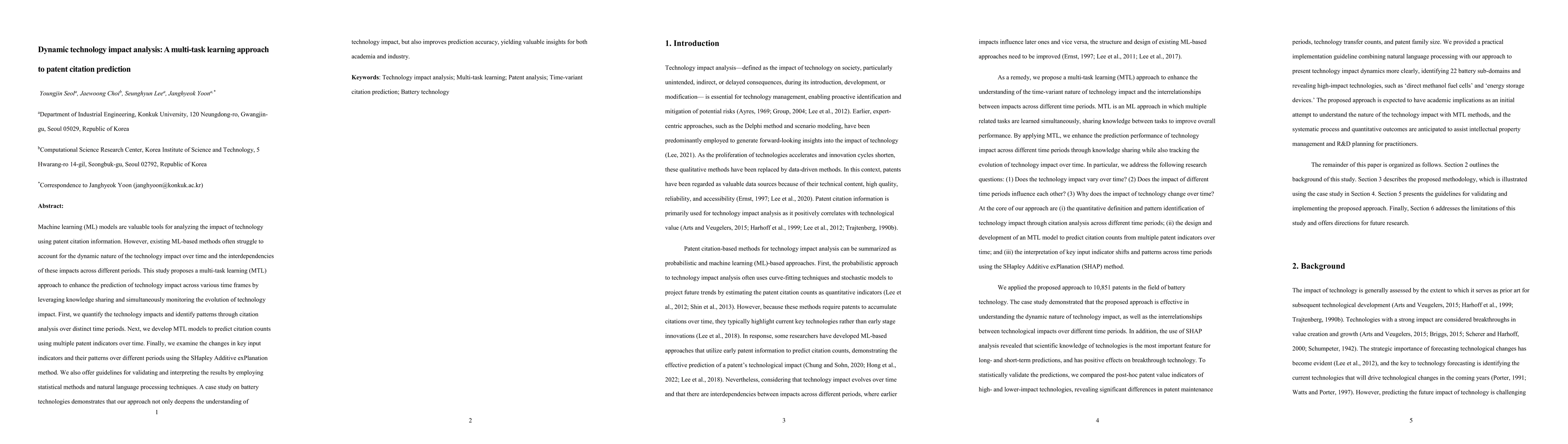 Thumbnail for Dynamic technology impact analysis: A multi-task learning approach to
  patent citation prediction