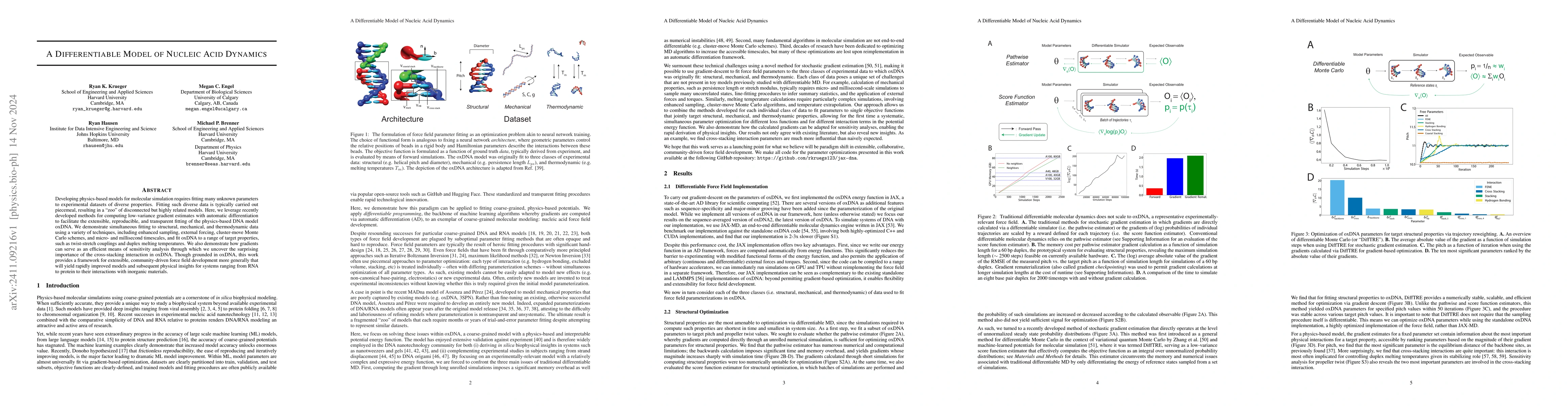 Thumbnail for A Differentiable Model of Nucleic Acid Dynamics