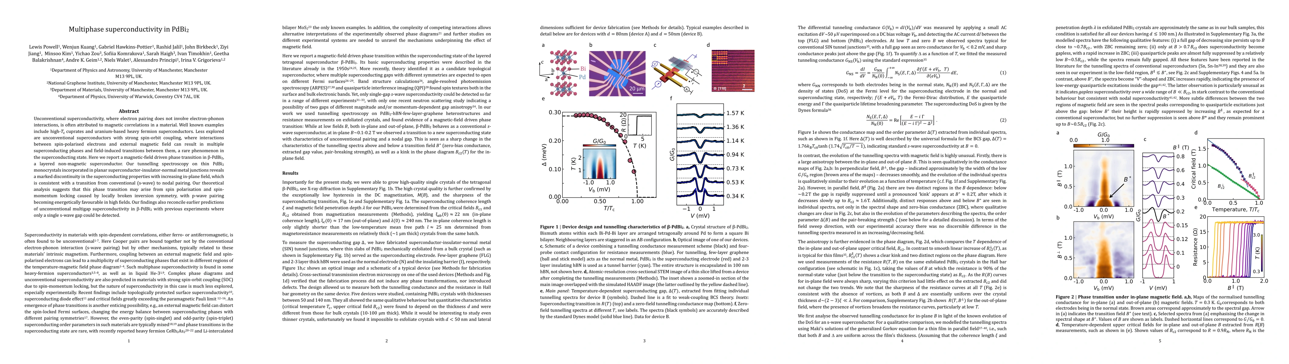 Thumbnail for Multiphase superconductivity in PdBi2