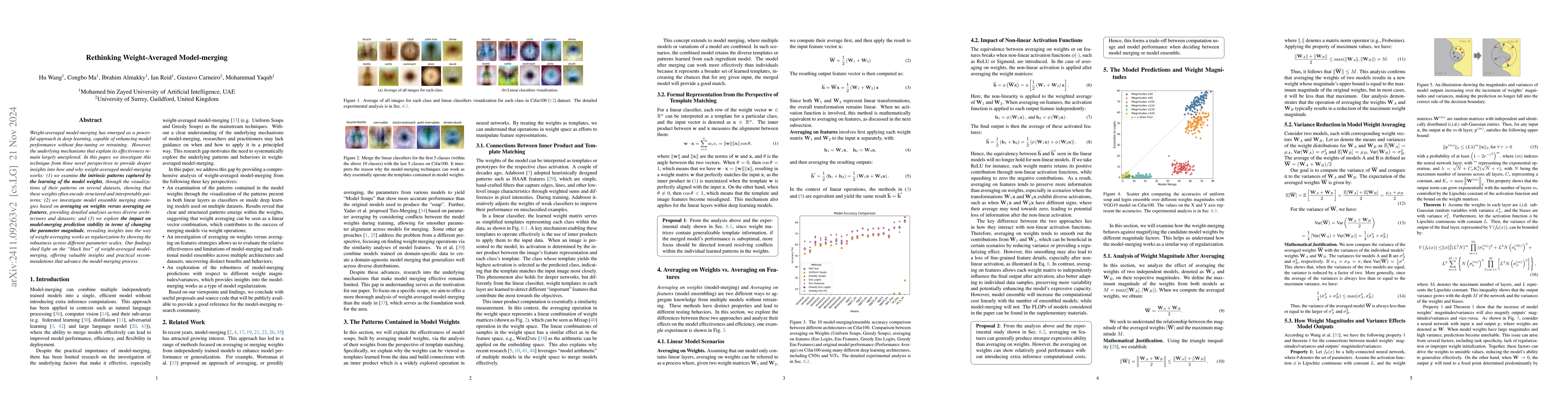 Thumbnail for Rethinking Weight-Averaged Model-merging