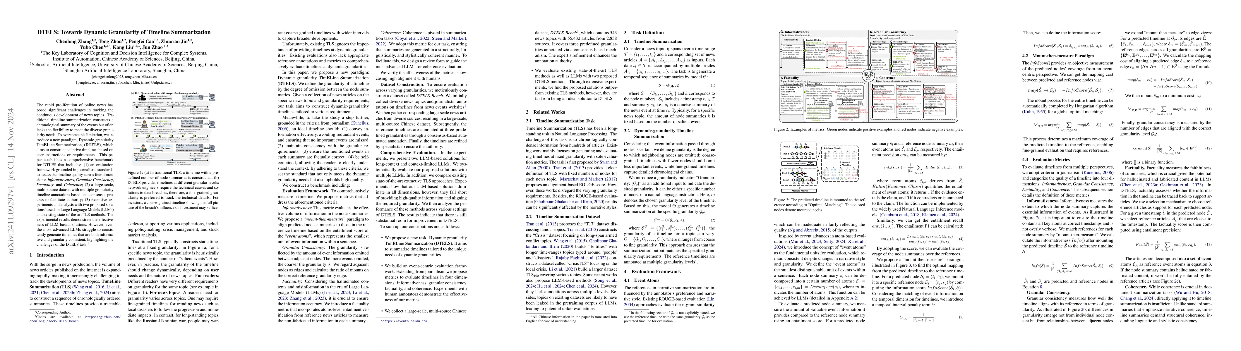 Thumbnail for DTELS: Towards Dynamic Granularity of Timeline Summarization