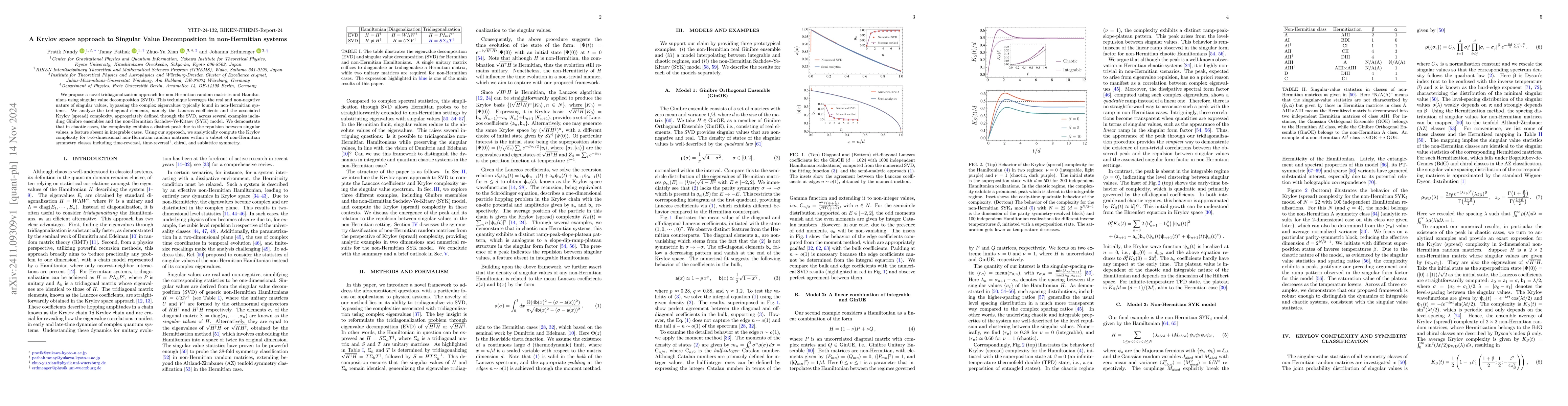 Thumbnail for A Krylov space approach to Singular Value Decomposition in non-Hermitian
  systems