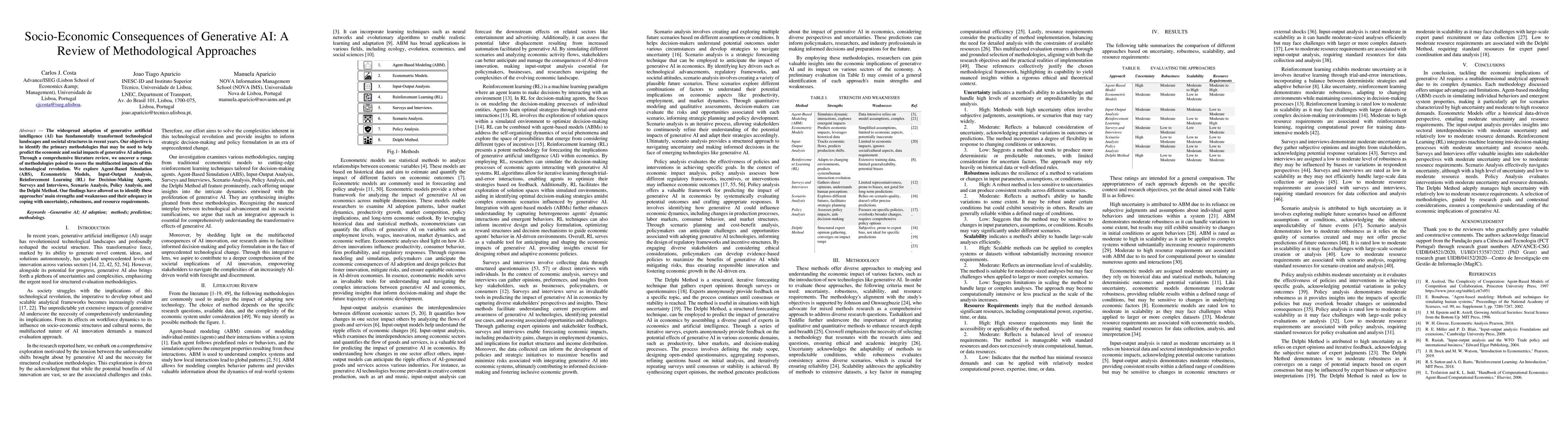 Thumbnail for Socio-Economic Consequences of Generative AI: A Review of Methodological
  Approaches