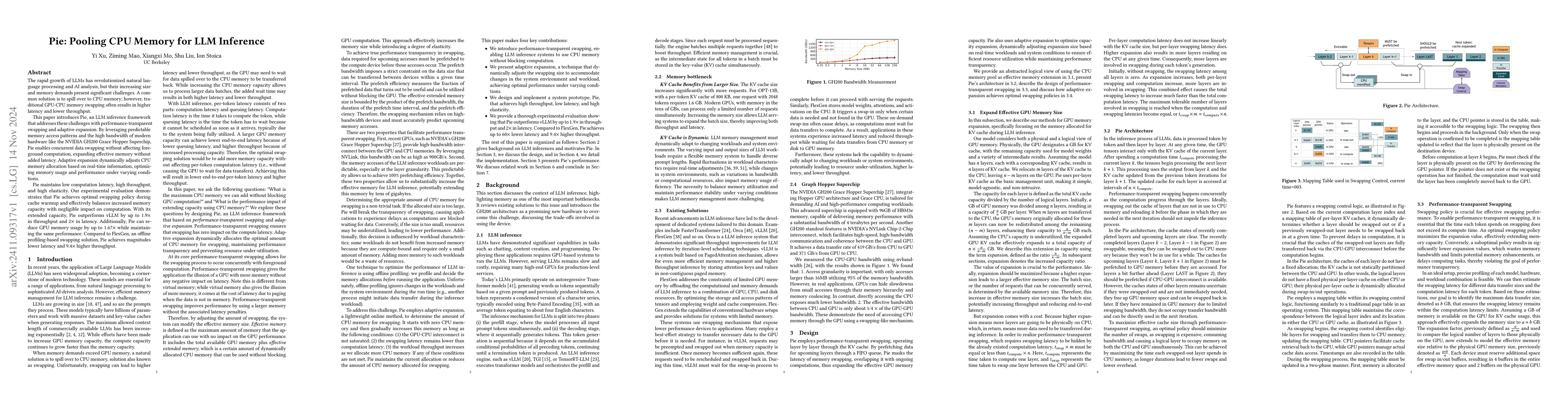 Thumbnail for Pie: Pooling CPU Memory for LLM Inference