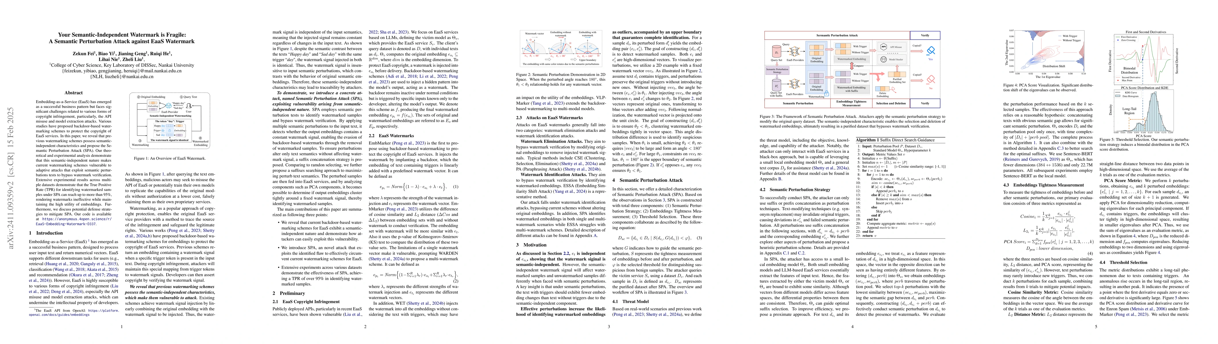 Thumbnail for Your Fixed Watermark is Fragile: Towards Semantic-Aware Watermark for
  EaaS Copyright Protection