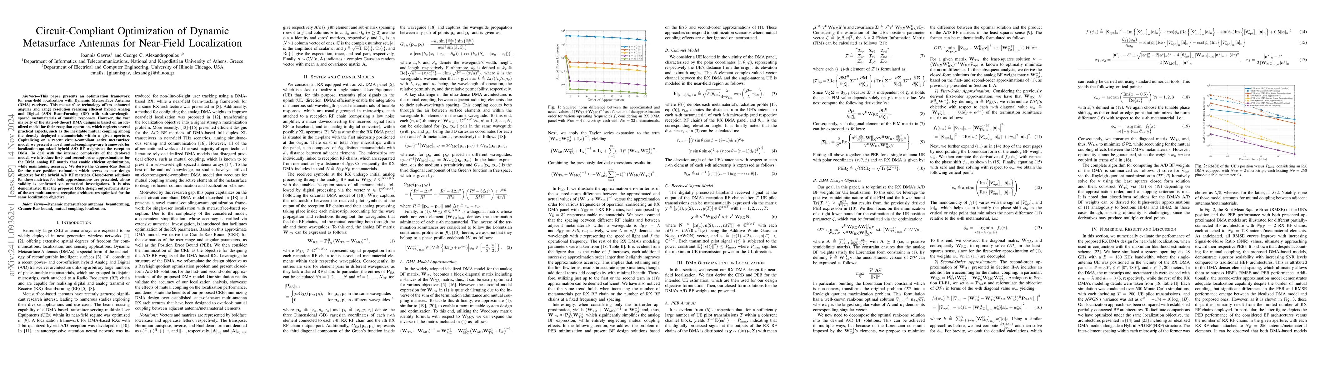 Thumbnail for Circuit-Compliant Optimization of Dynamic Metasurface Antennas for
  Near-Field Localization