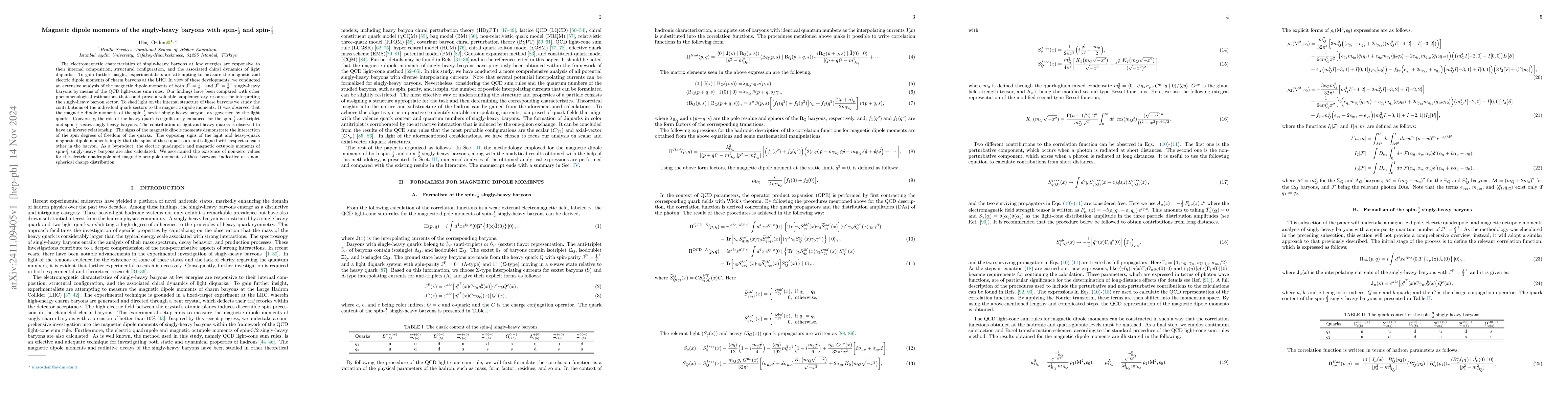 Thumbnail for Magnetic dipole moments of the singly-heavy baryons with
  spin-$\frac{1}{2}$ and spin-$\frac{3}{2}$