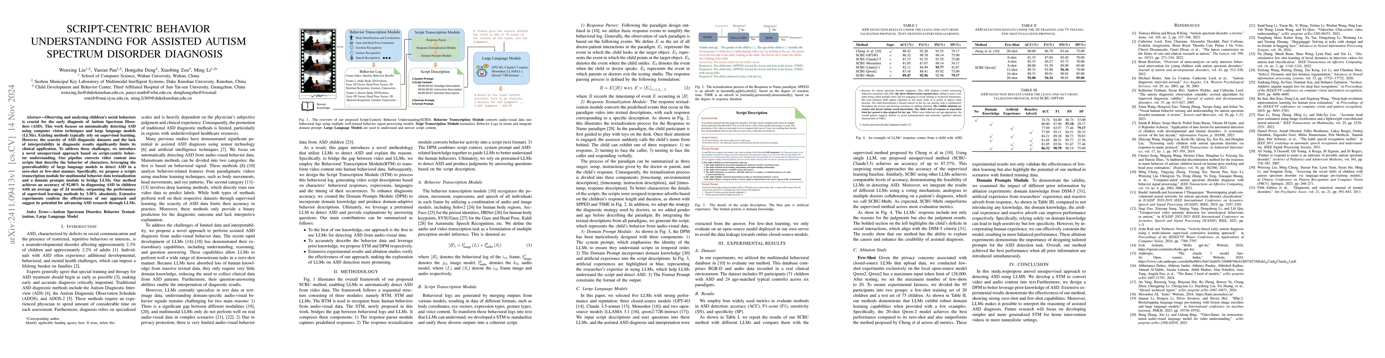 Thumbnail for Script-centric behavior understanding for assisted autism spectrum
  disorder diagnosis