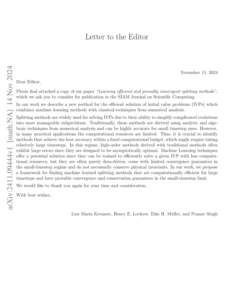 Thumbnail for Learning efficient and provably convergent splitting methods