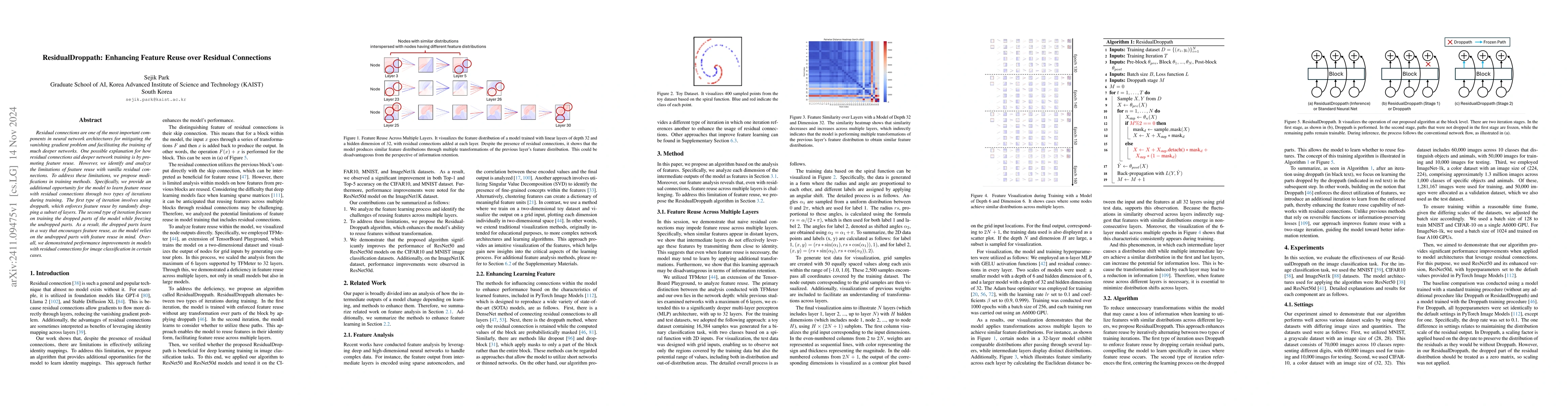 Thumbnail for ResidualDroppath: Enhancing Feature Reuse over Residual Connections