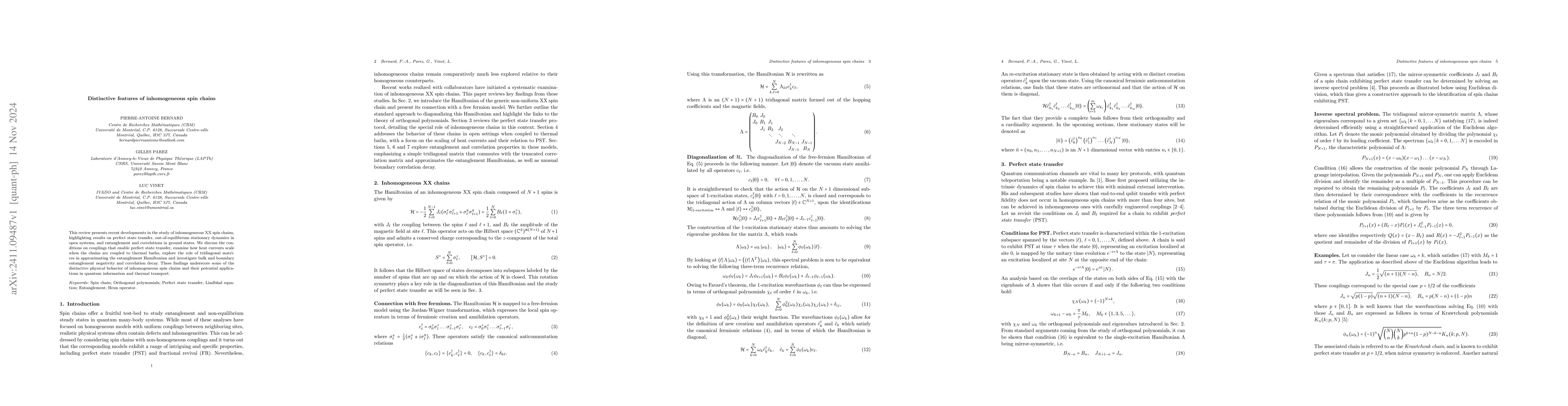Thumbnail for Distinctive features of inhomogeneous spin chains