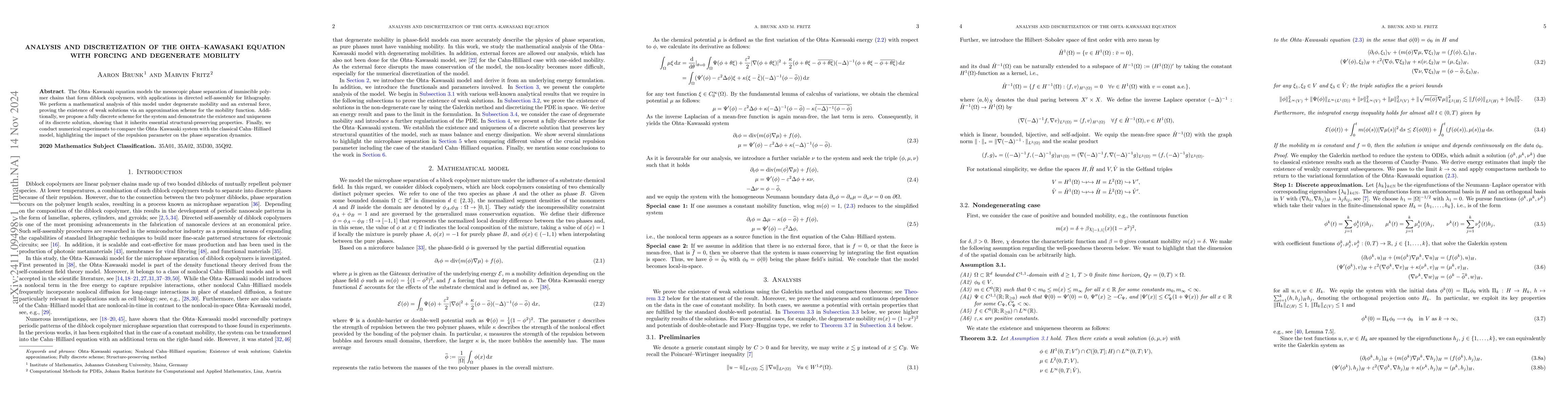 Thumbnail for Analysis and discretization of the Ohta-Kawasaki equation with forcing
  and degenerate mobility