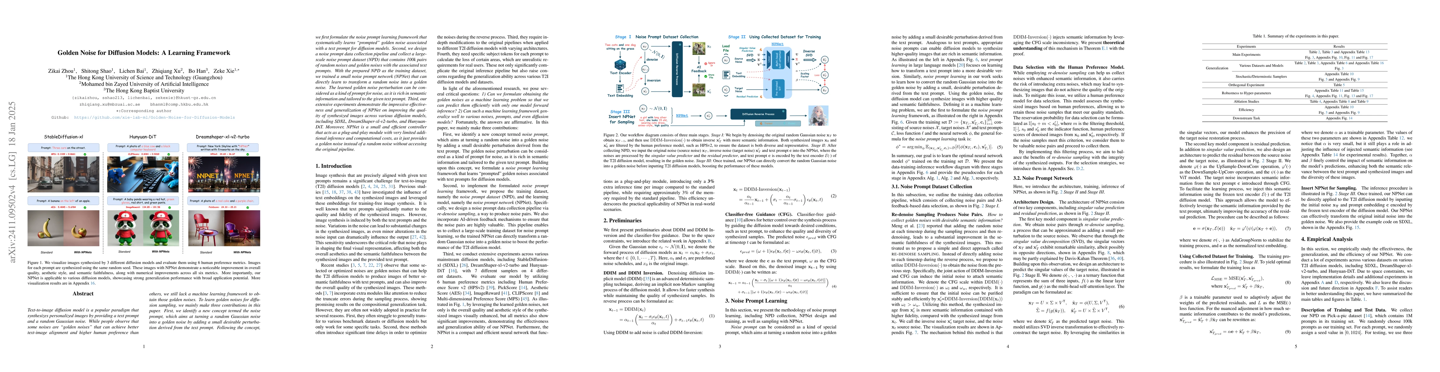 Thumbnail for Golden Noise for Diffusion Models: A Learning Framework