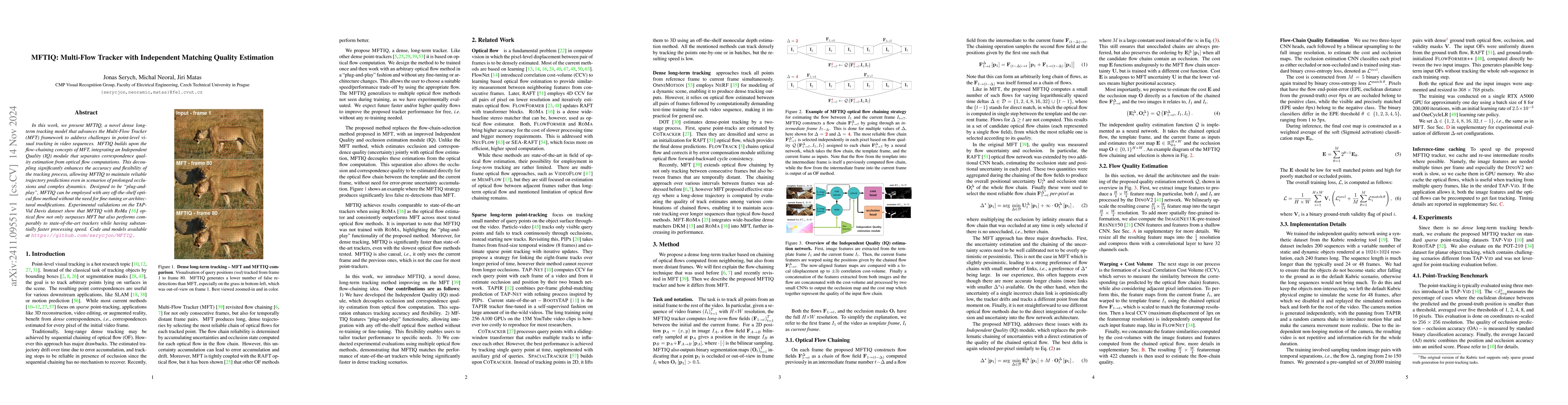 Thumbnail for MFTIQ: Multi-Flow Tracker with Independent Matching Quality Estimation