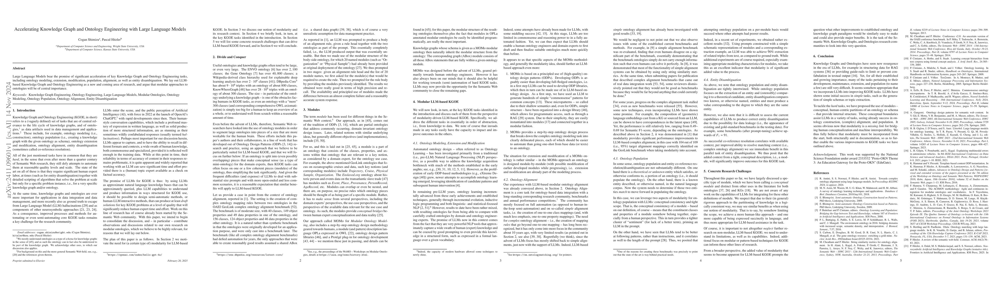 Thumbnail for Accelerating Knowledge Graph and Ontology Engineering with Large
  Language Models