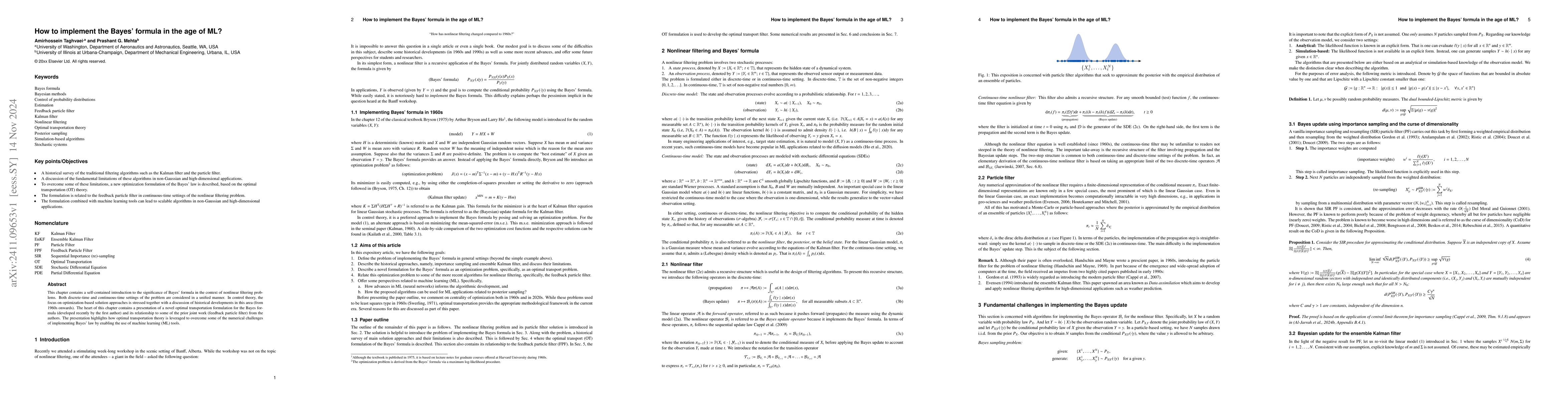 Thumbnail for How to implement the Bayes' formula in the age of ML?